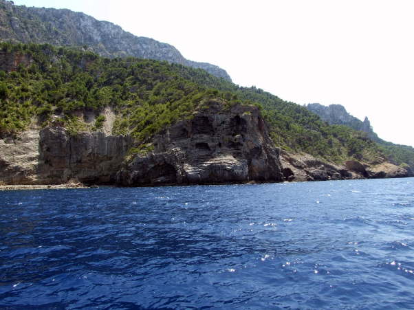 Mallorca vom Meer aus betrachtet