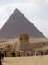 Sphinx vor der Chephren - Pyramide