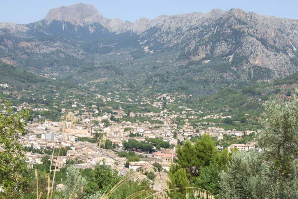 Blick auf Santuari de la Immaculada