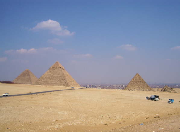 Cheops-, Chephren- und Mykerinos - Pyramide vor Kairo